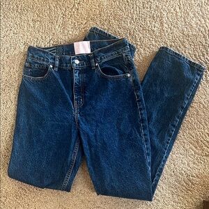 Classic High-Rise Dark Blue Women’s Jeans